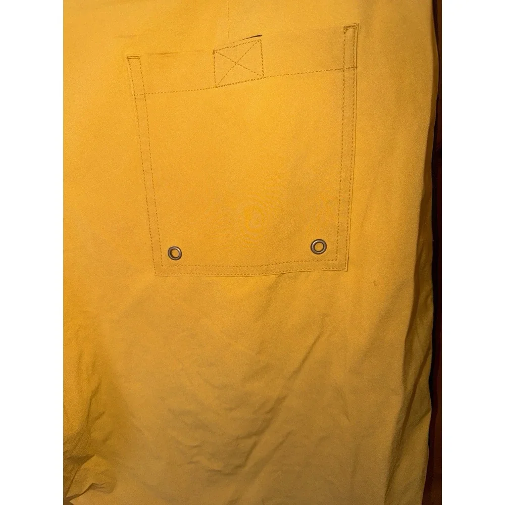 James Perse Board Shorts Men's 38 Yellow Gray Yosemite Swim Trunks Quick Dry